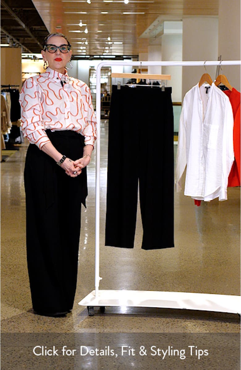 Jersey Ankle Wide Leg Pants, sales video thumbnail