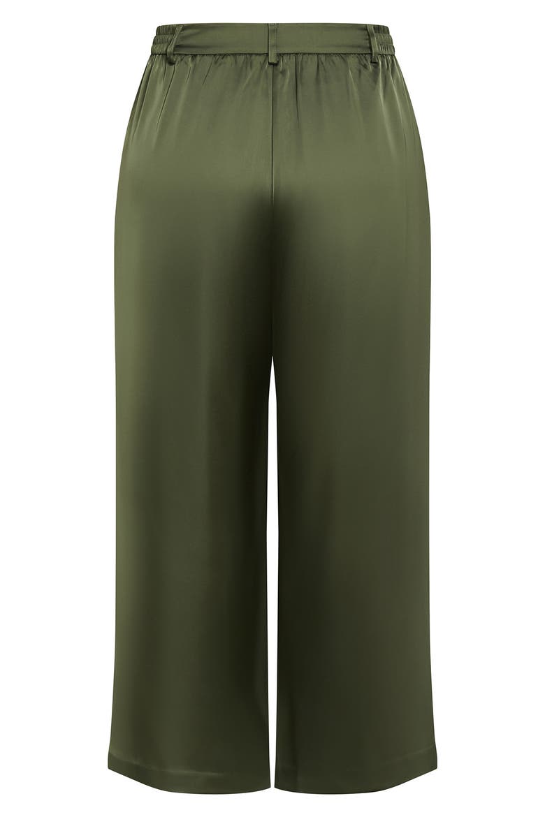 Rylie Palazzo Wide Leg Pants, Alternate, color, OLIVE