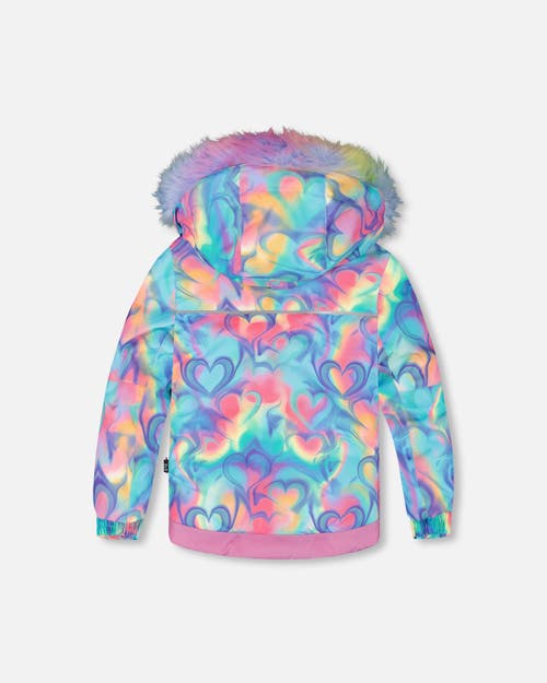 Deux Par Deux Two-piece Play Snowsuit In Pink