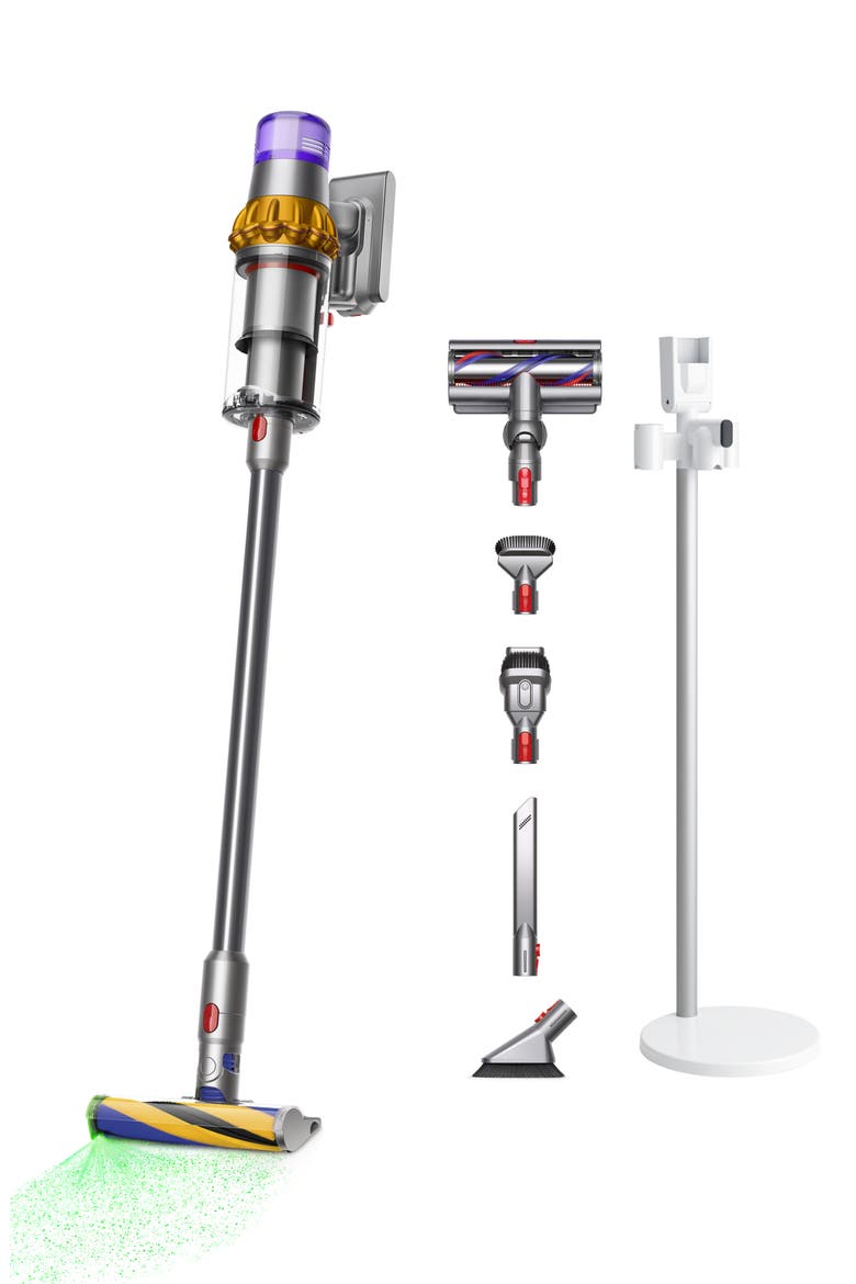 V15 Detect Complete Cordless Vacuum, Main, color, YELLOW/ NICKEL