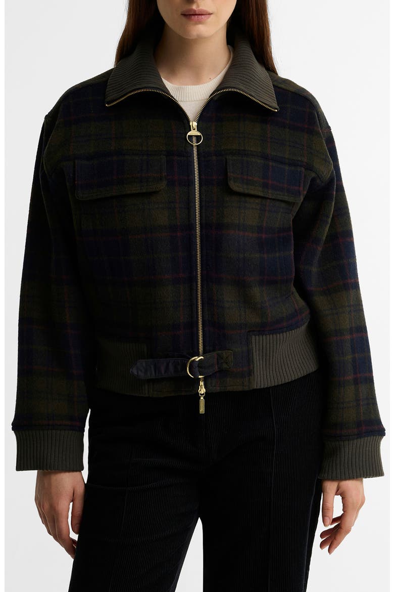 Ivybridge Tartan Wool Blend Jacket, Main, color, SHADOW CLASSIC TARTAN