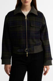 Barbour Ivybridge Tartan Wool Blend Jacket
