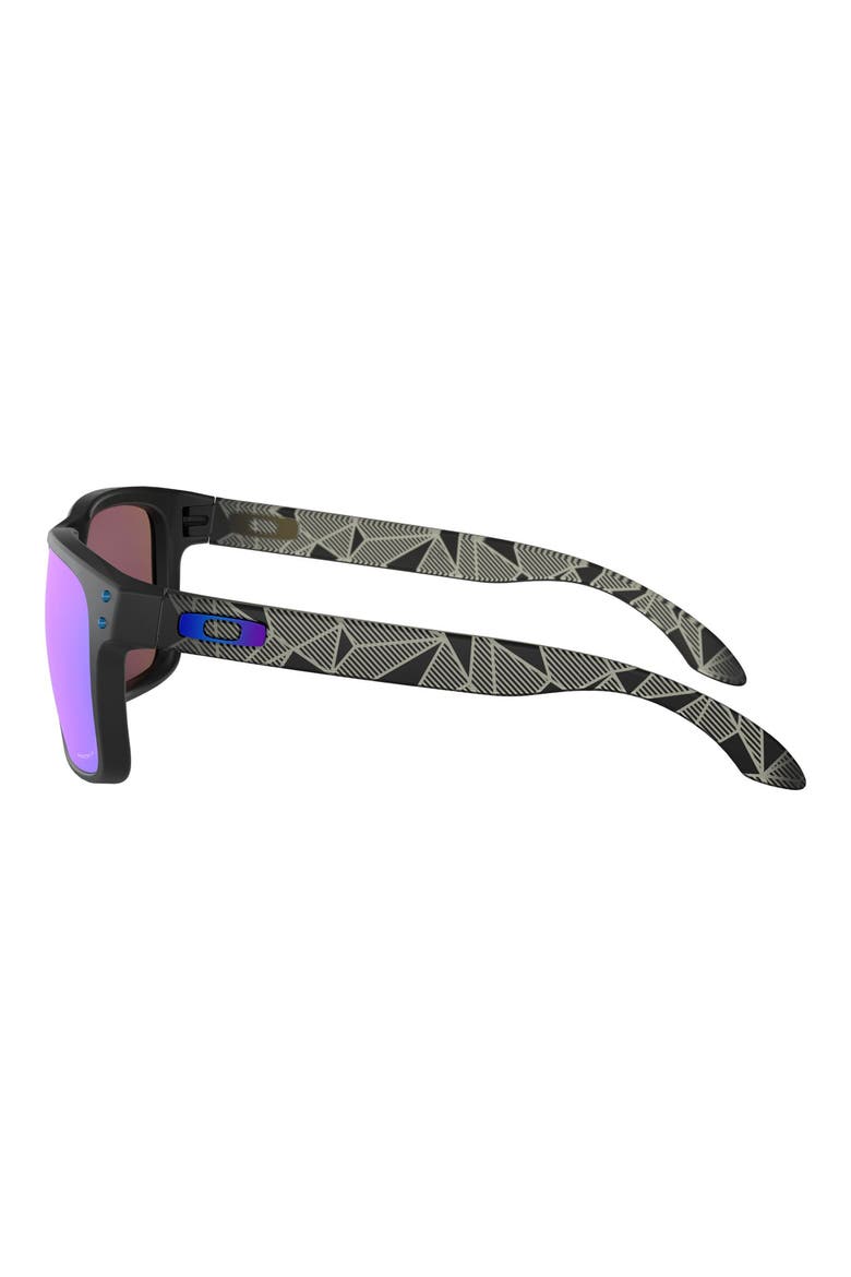 Holbrook™ 57mm Prizm™ Polarized Keyhole Sunglasses, Alternate, color, MATTE BLACK