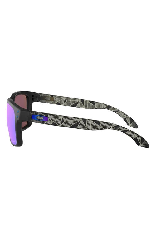 Oakley Holbrook™ 57mm Prizm™ Polarized Keyhole Sunglasses In Matte Black