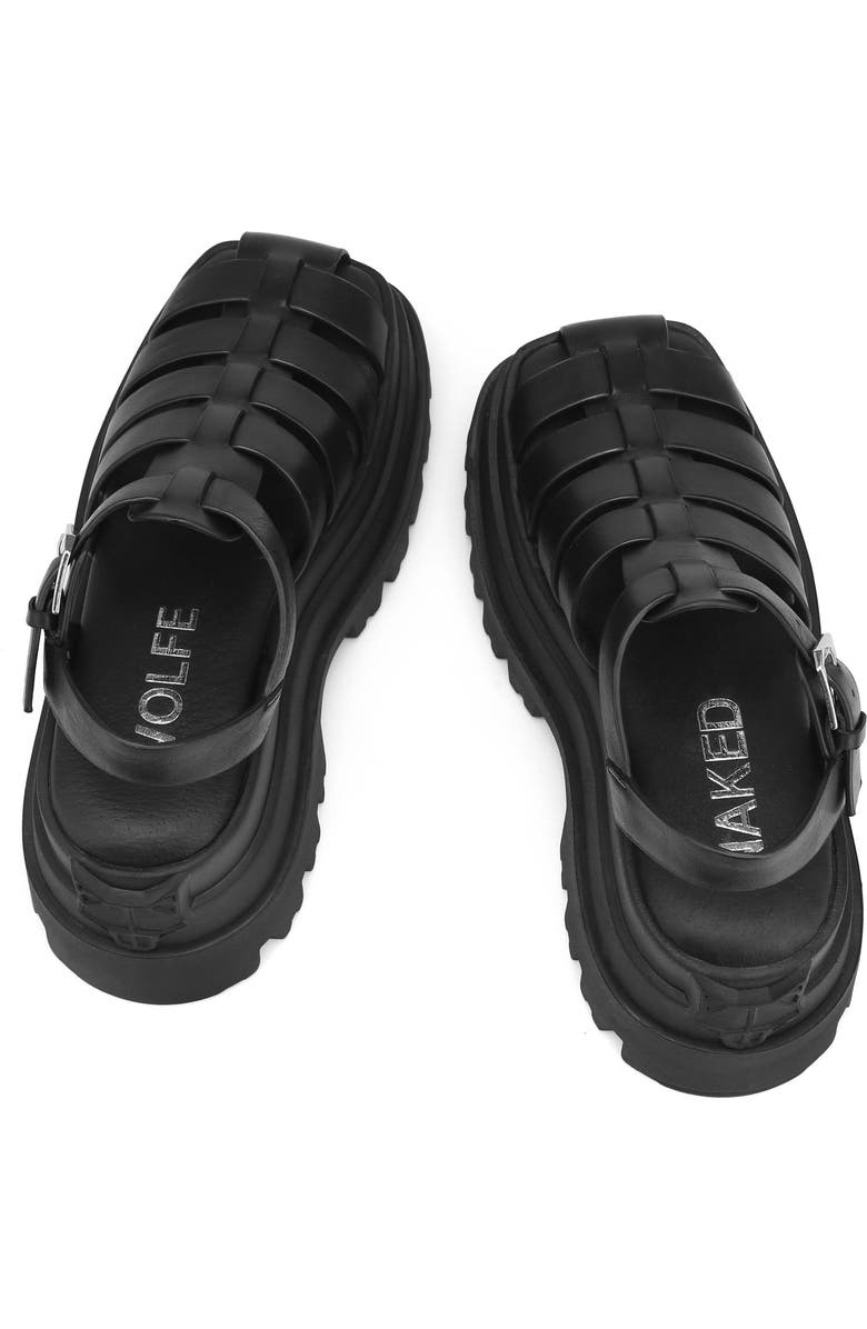 Naked Wolfe Devil Platform Fisherman Sandal, Alternate, color,