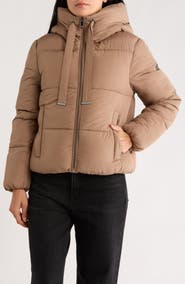 BCBGeneration Cloud Hooded Puffer Jacket