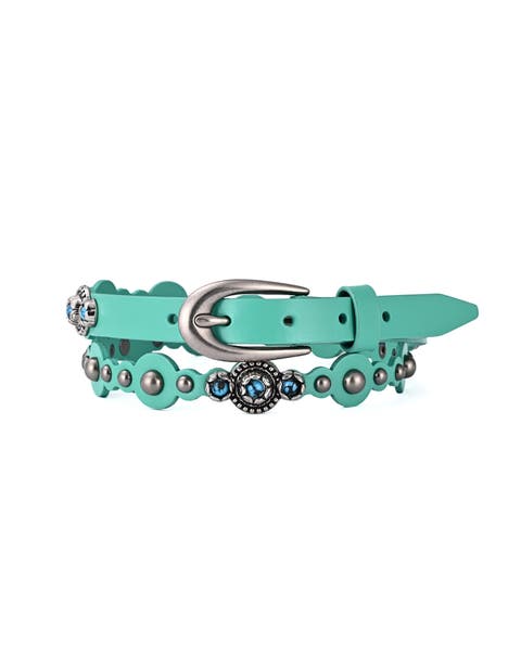 Rosa Genuine Leather Embellished Vintage Inspired Belt