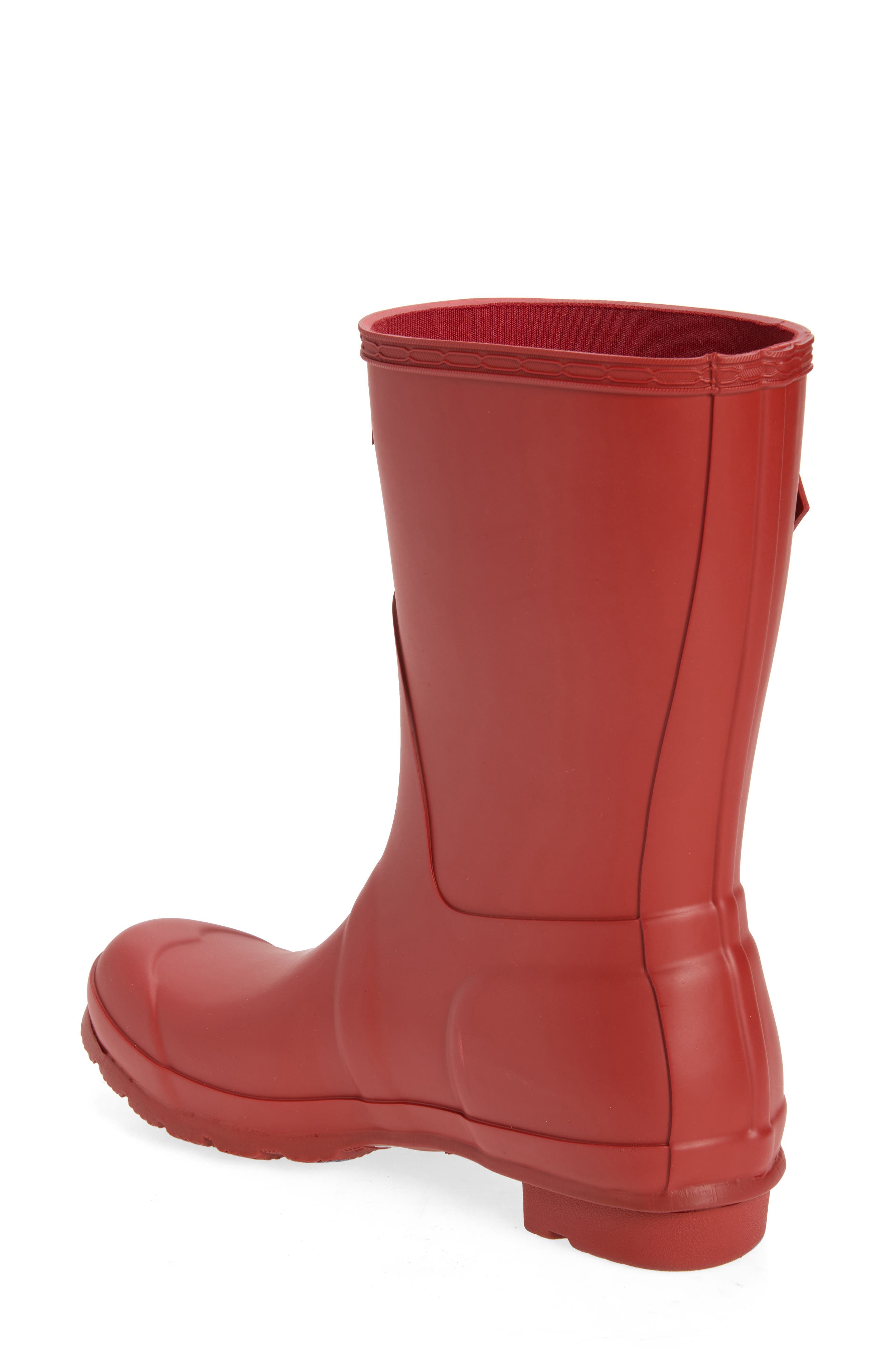 Short Rain Boot, Alternate, color, RED