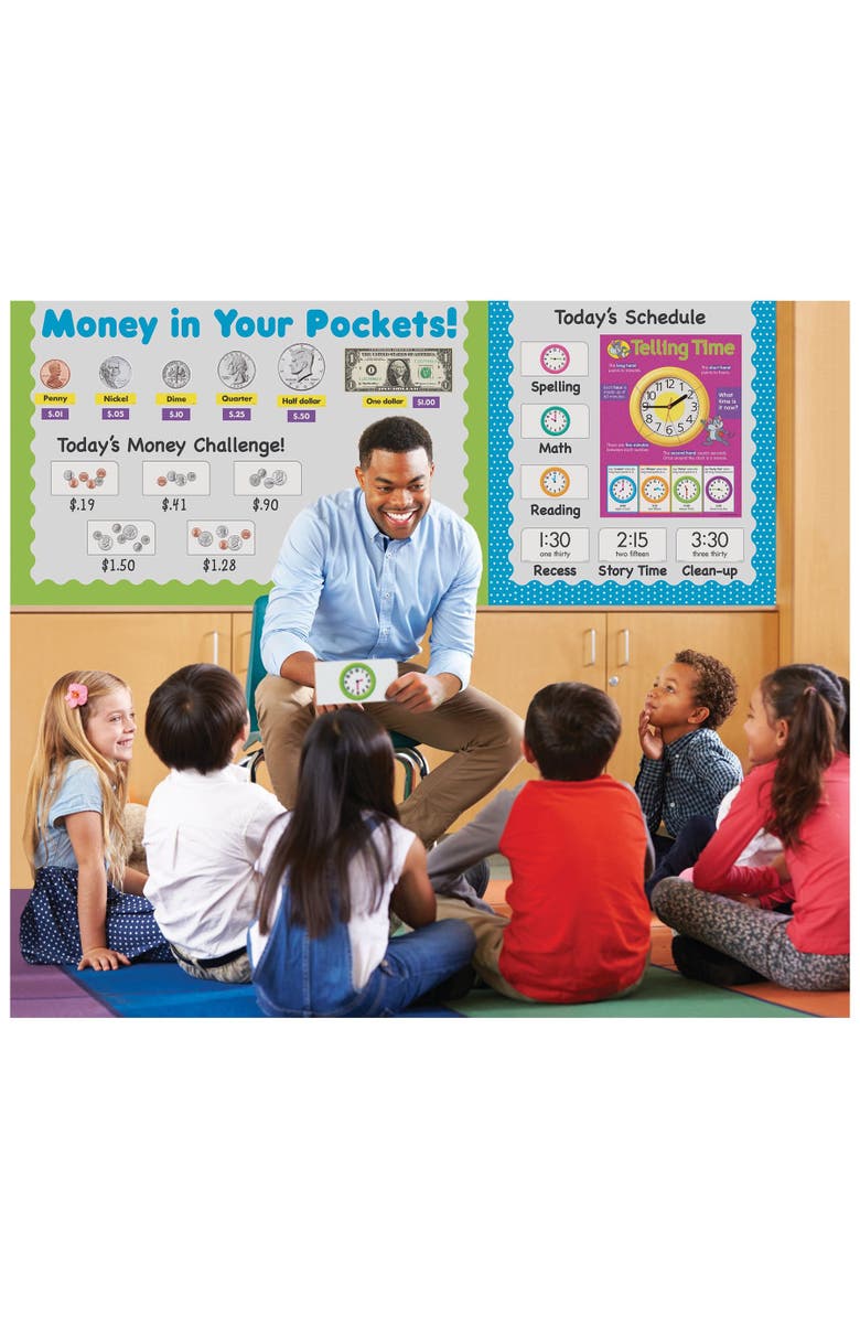 TREND Enterprises Telling Time Skill Drill Flash Cards, Alternate, color, Multicolored