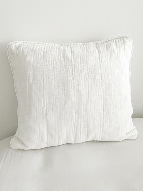 ANAYA ANAYA EASY COTTON GAUZE EURO PILLOW WITH DOWN INSERT 