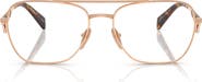 Prada 57mm Pilot Optical Glasses