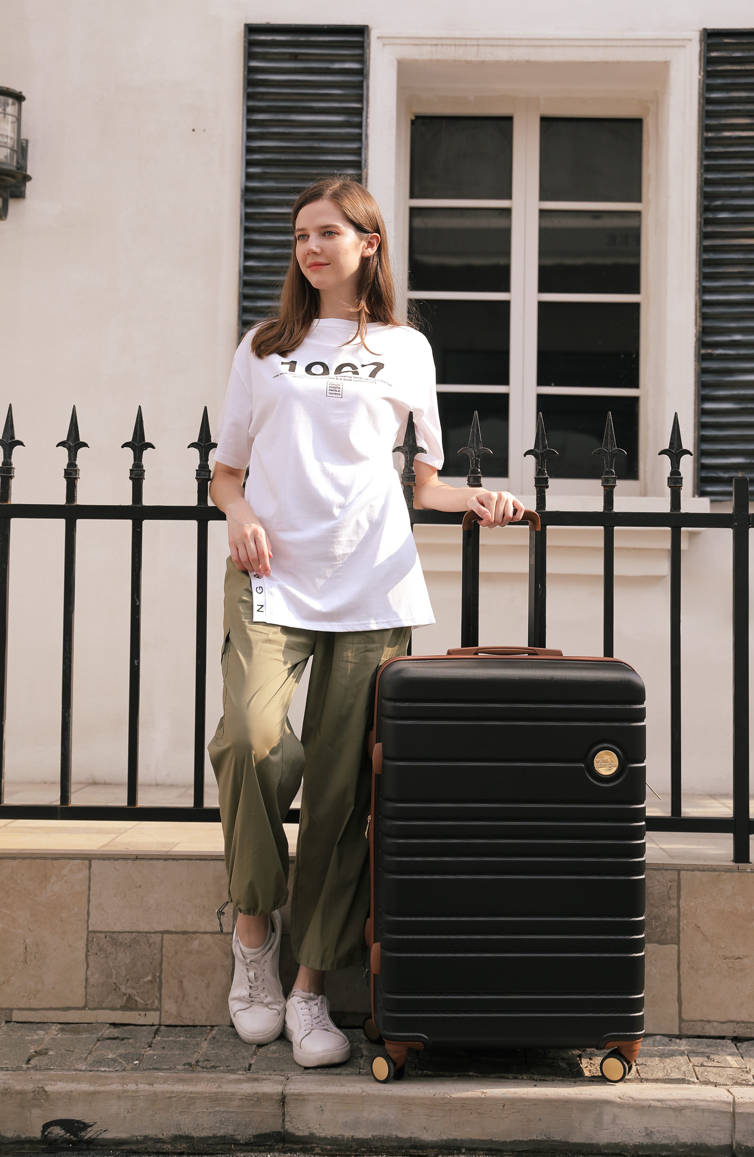 Miami Carry On Brickell 3-Piece Hardside Spinner Luggage Set, Alternate, color, Black