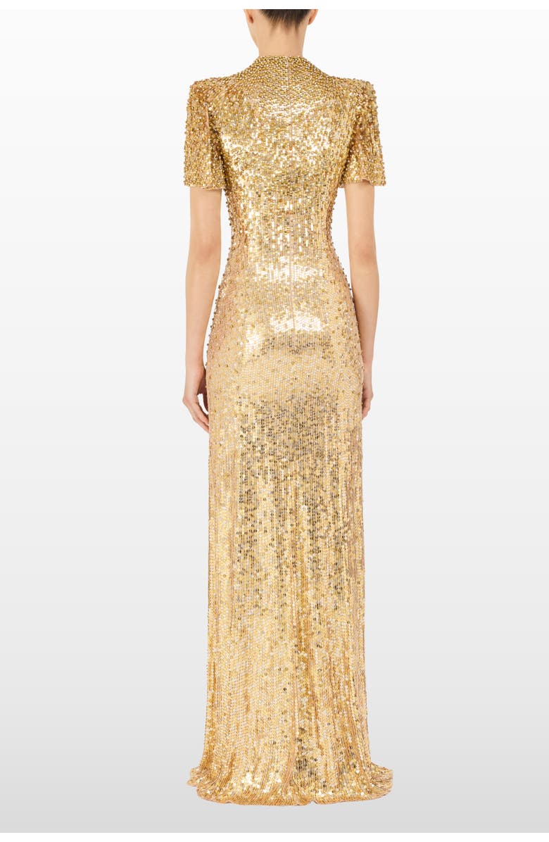 Jenny Packham Jourdain Sequin-Embellished Gown, Alternate, color, Illusion