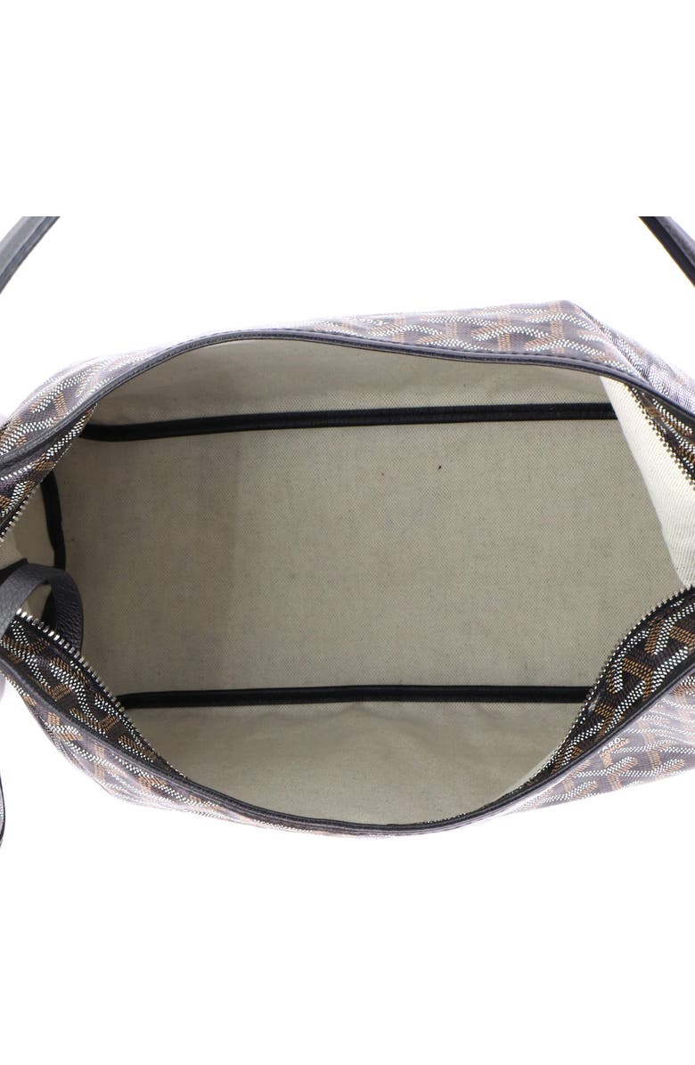 Pre-Owned Goyard Boheme Hobo Coated Canvas, Alternate, color, Black