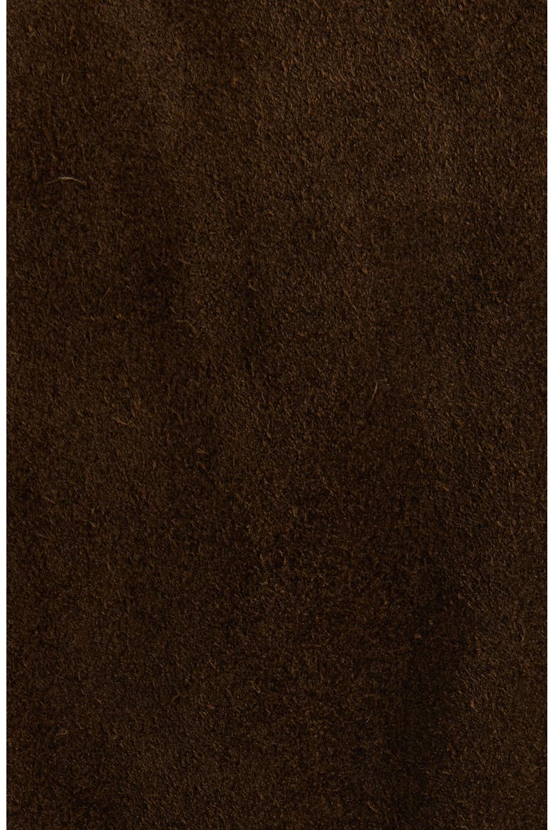 Fabie Fringed Suede Jacket, Alternate, color, BRONZE