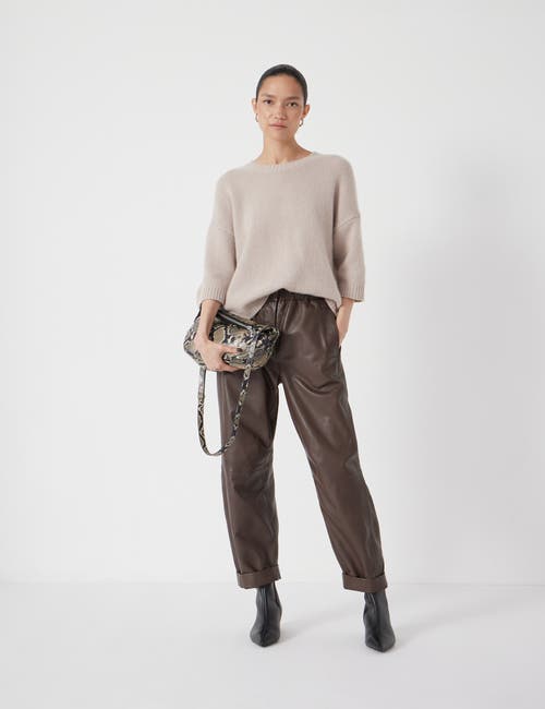 Hush Chunky 100% Cashmere Sweater In Brown