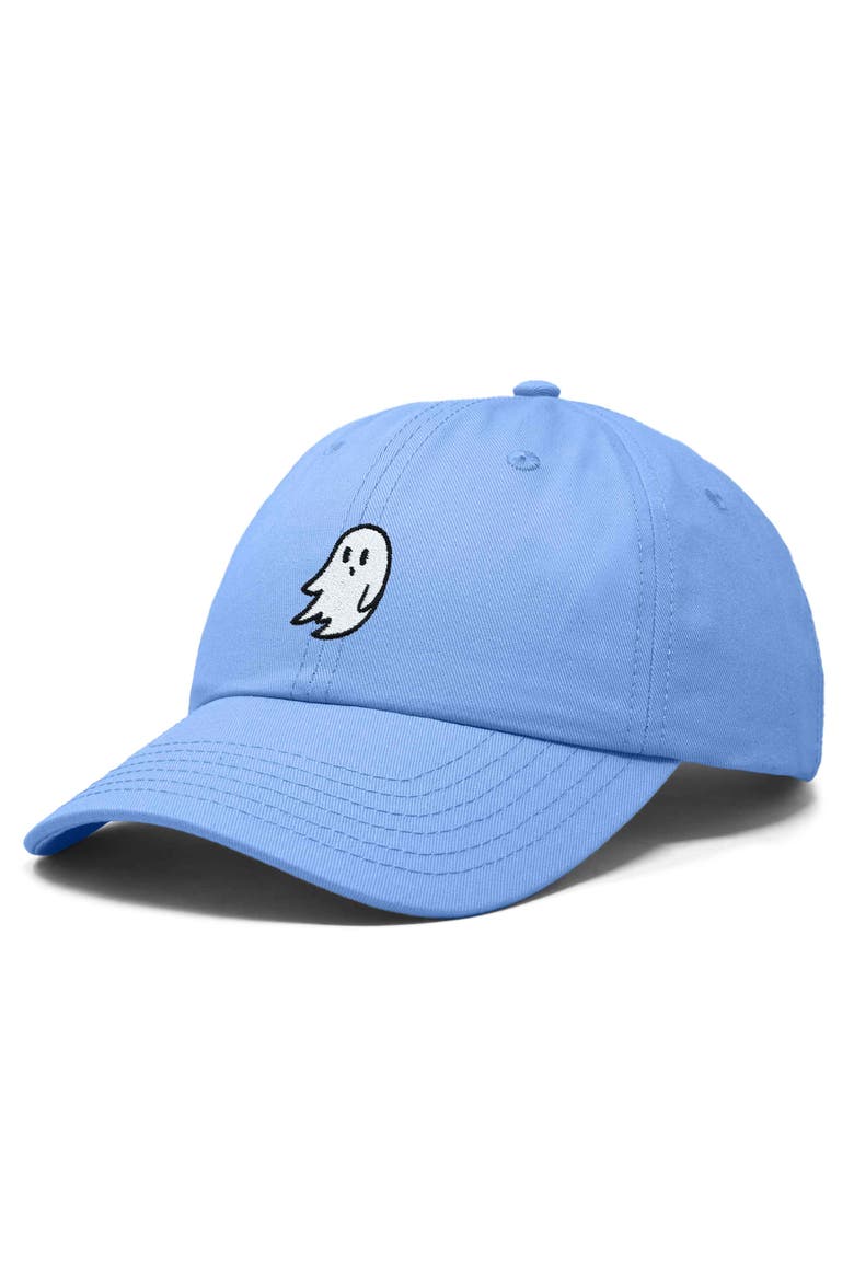 Ghost Embroidered Low Crown Cap, Alternate, color, Light Blue