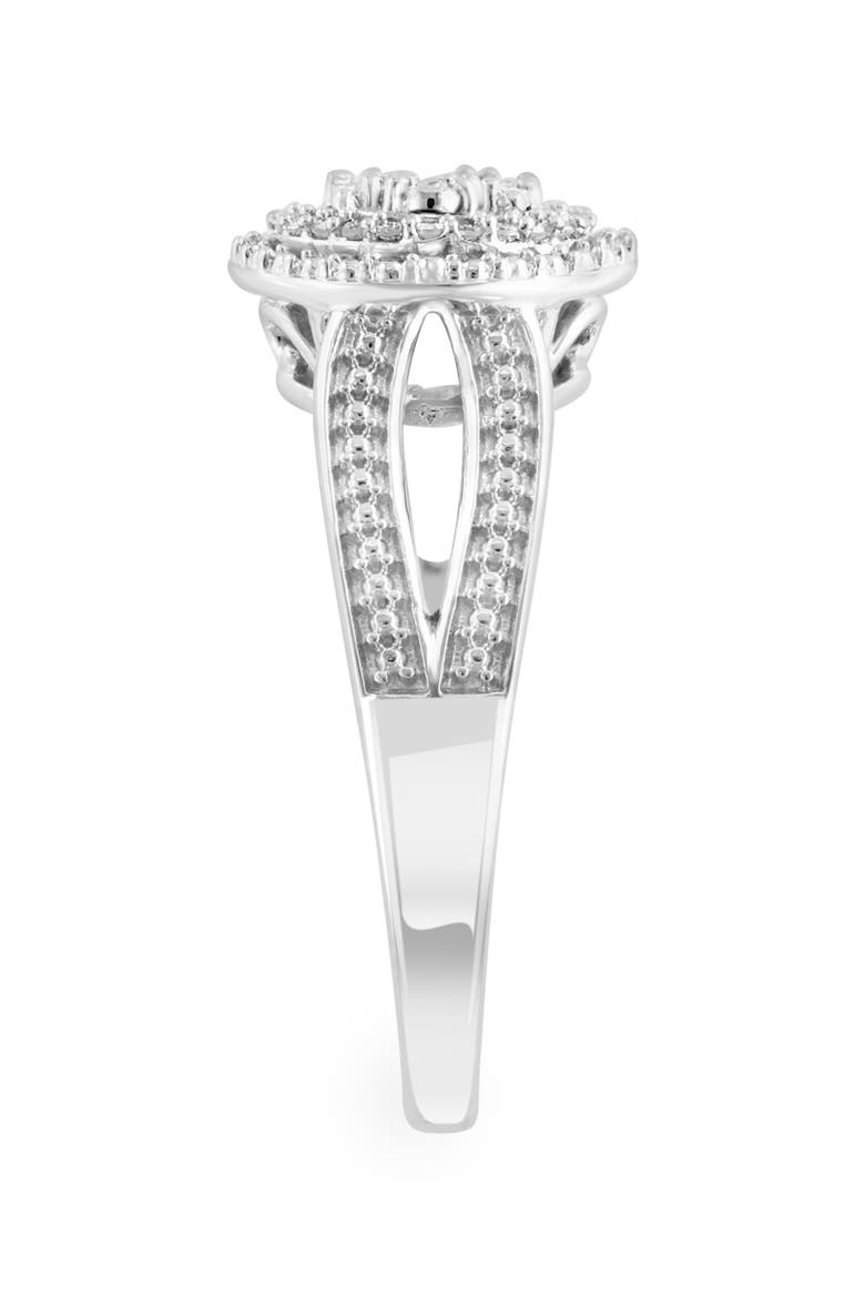 Sterling Silver Diamond Ring - 0.75 ct., Alternate, color, SILVER