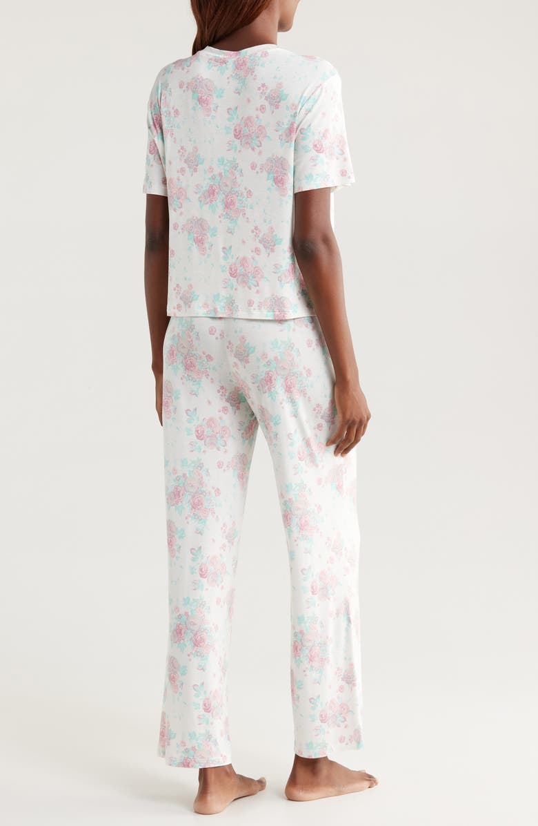 Honeydew Intimates All American Pajamas, Alternate, color, Ivory Roses