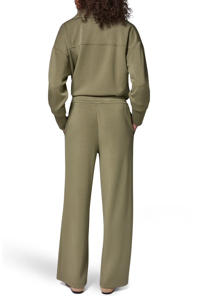 Jet Setter Mid Rise Wide Leg Pants, Alternate, color, SAGE