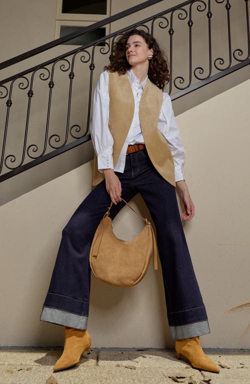 Bayeas High Waist Wide Leg Jeans In Blue