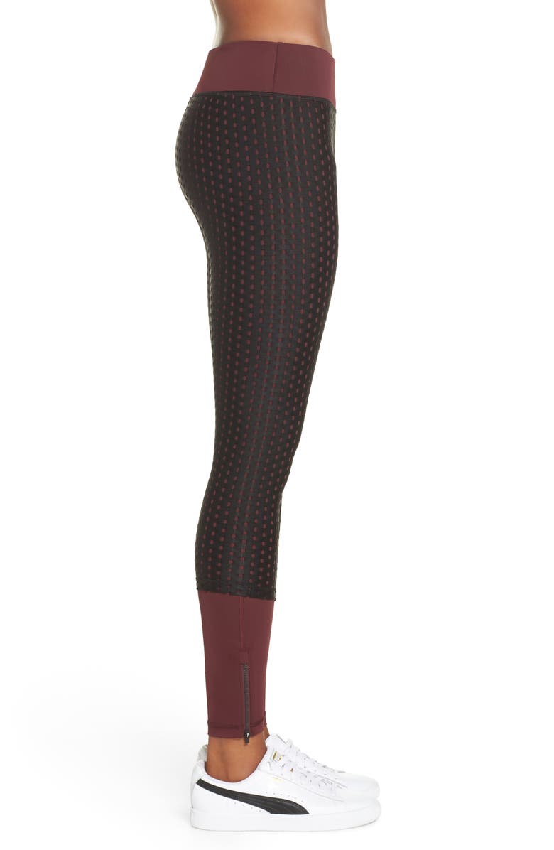 PUMA Luxe Mesh Leggings, Alternate, color, 