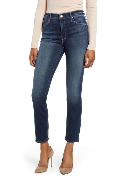 The Dazzler High Waist Ankle Straight Leg Jeans