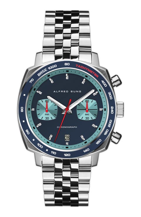 Chronograph Quartz Bracelet Watch, 44mm