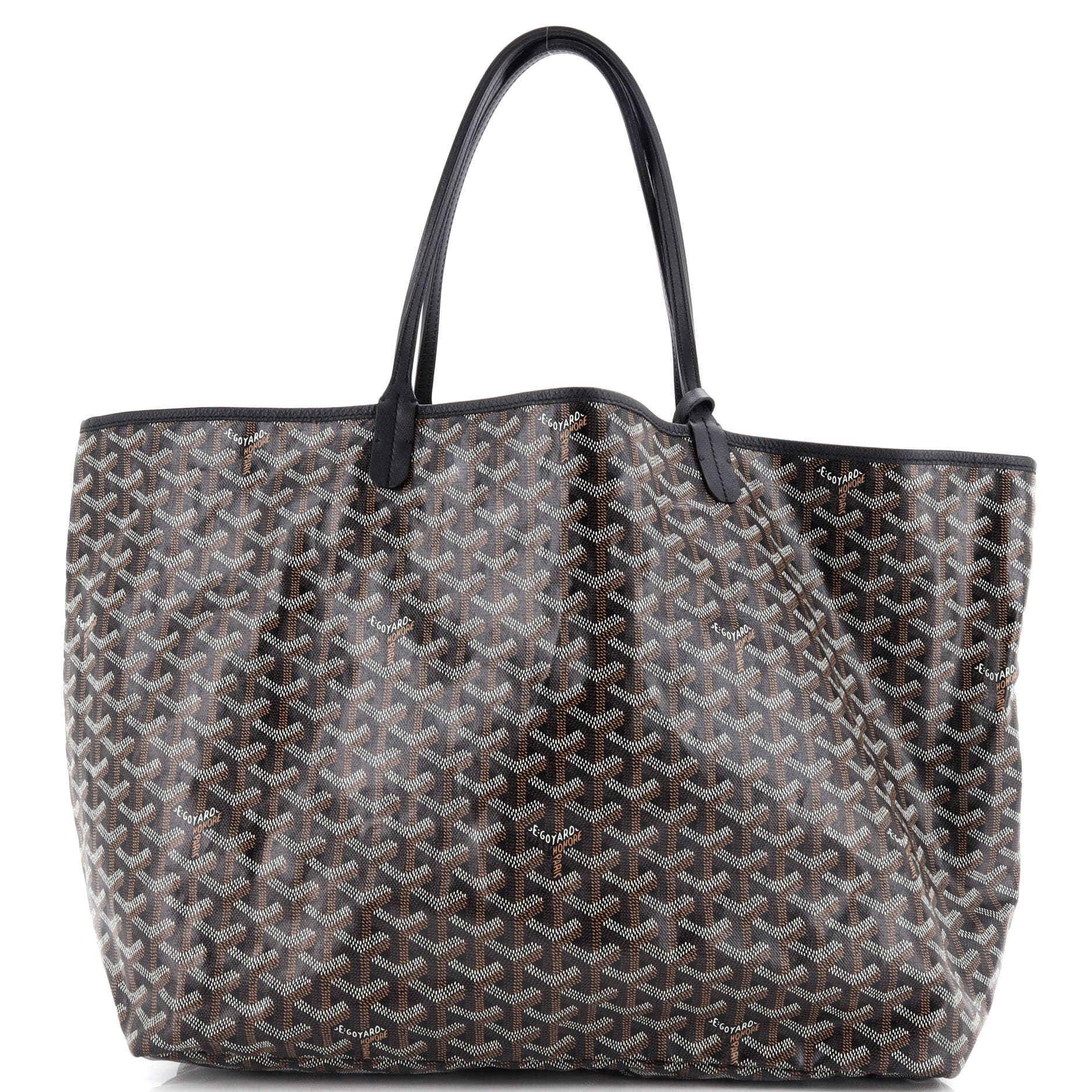 Pre-Owned Goyard Saint Louis Tote Printed Coated Canvas GM, Main, color, 
