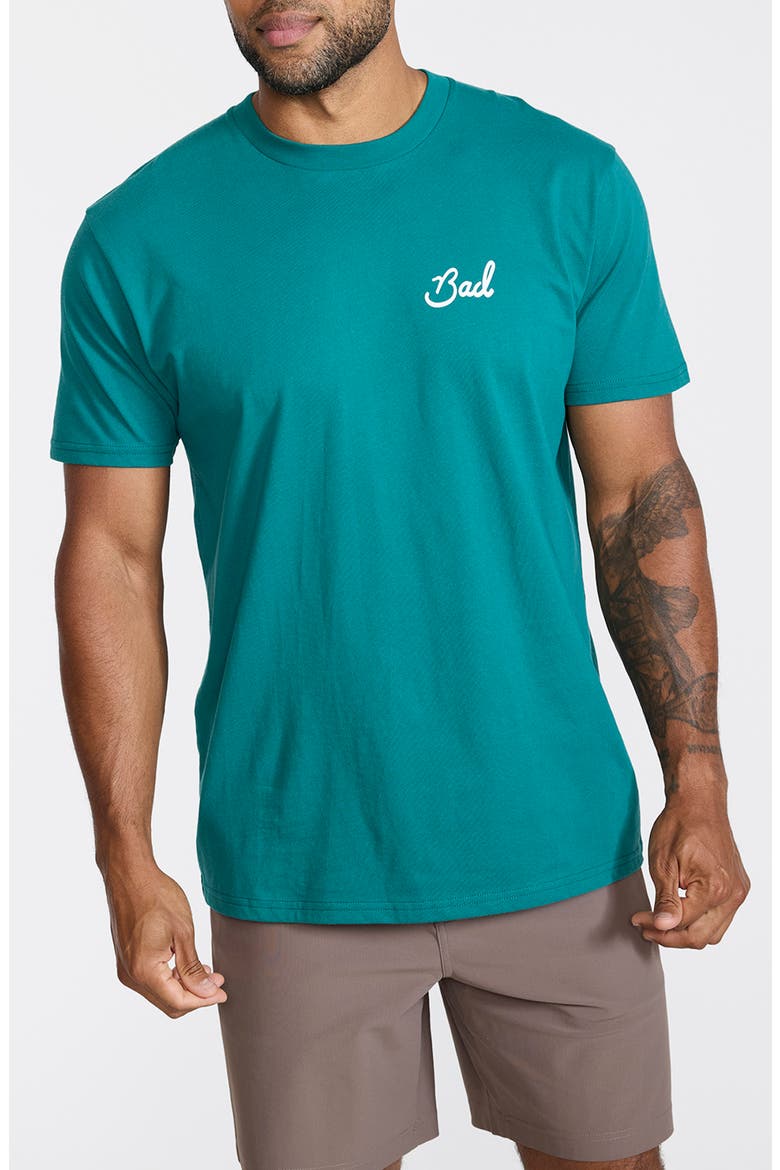 Birdie Cotton Graphic T-Shirt, Main, color, PACIFIC