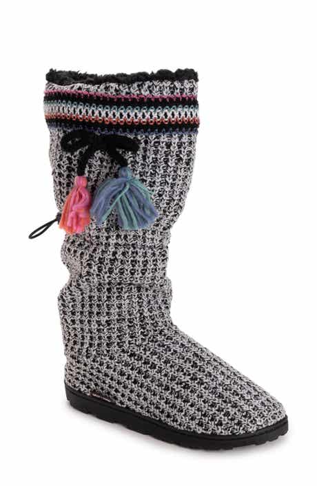 MUK LUKS Tabbi Toggle Faux Shearling Slipper