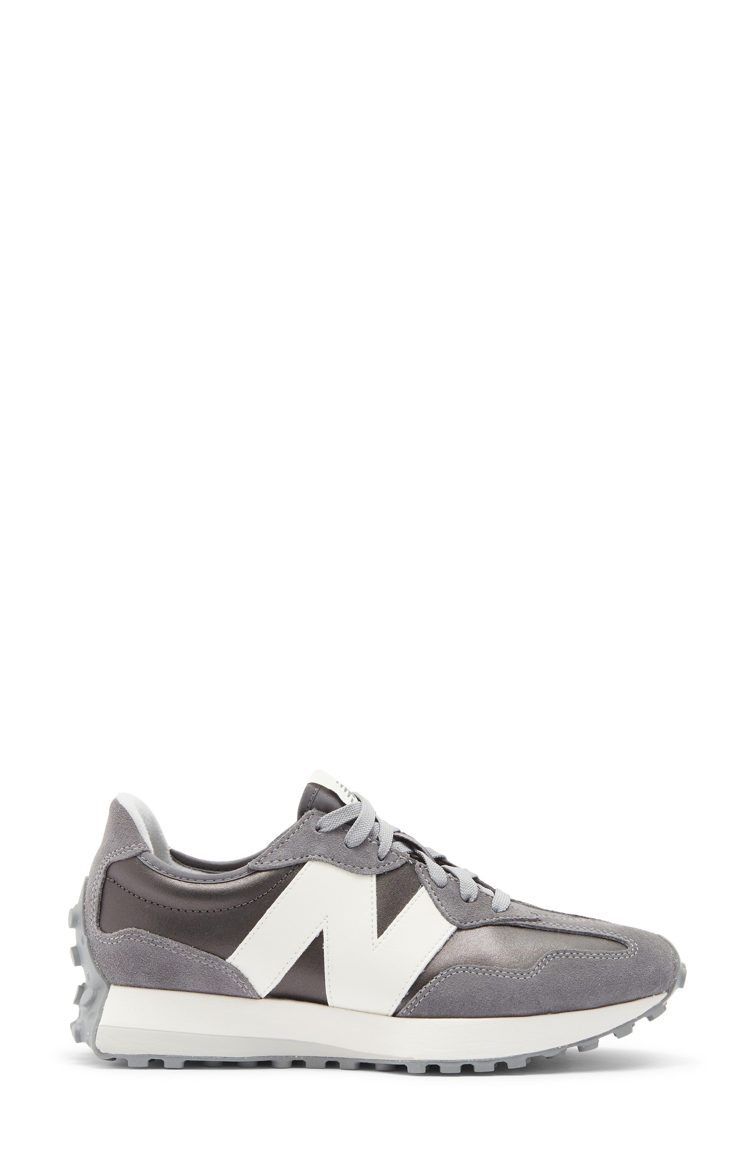 327 Sneaker, Alternate, color, BLACK METALLIC/ CASTLEROCK