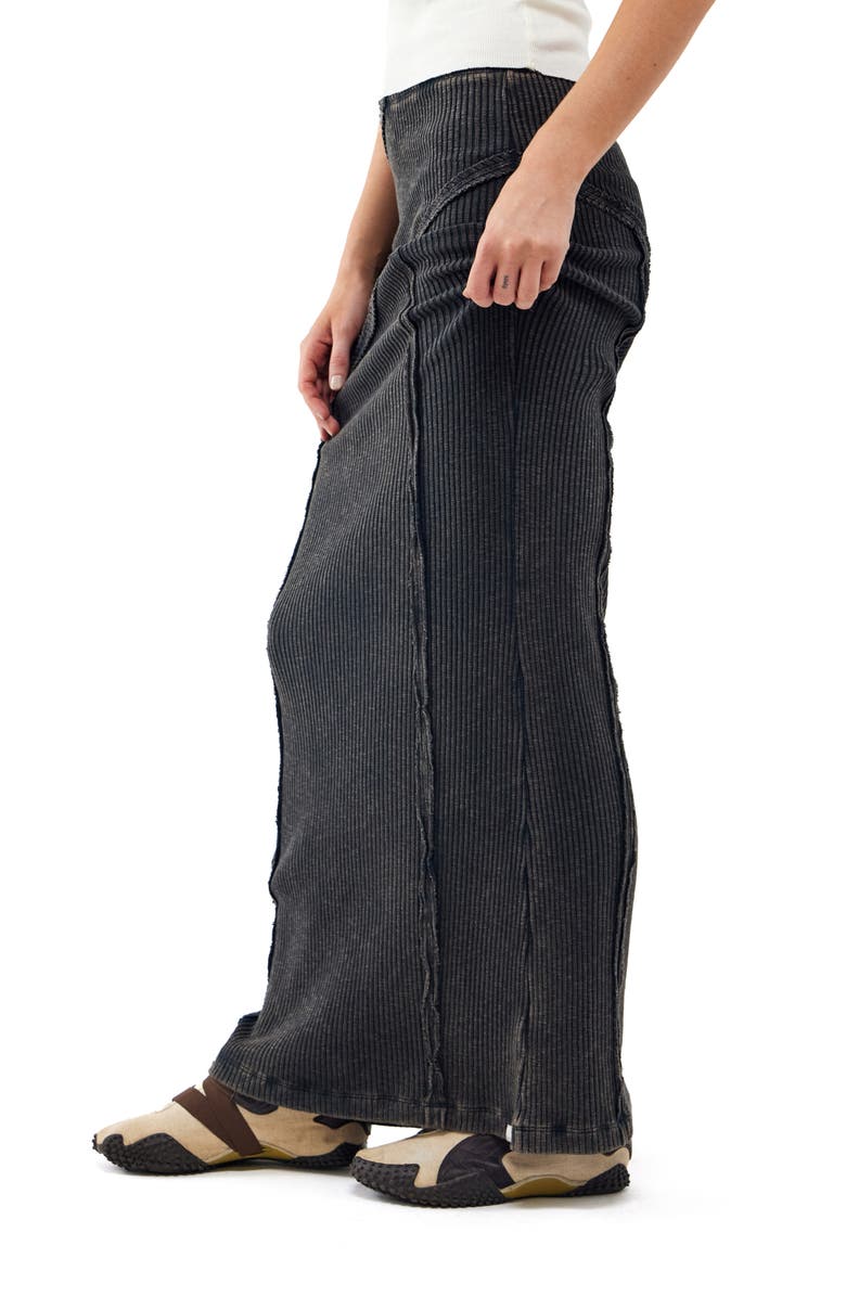 BDG Urban Outfitters Washed Rib Seam Detail Knit Maxi Skirt, Alternate, color, 