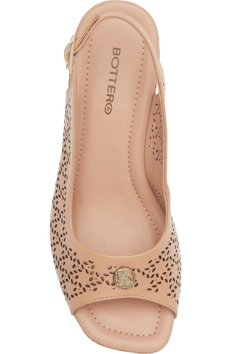 Bottero Slingback Wedge Sandal, Alternate, color,