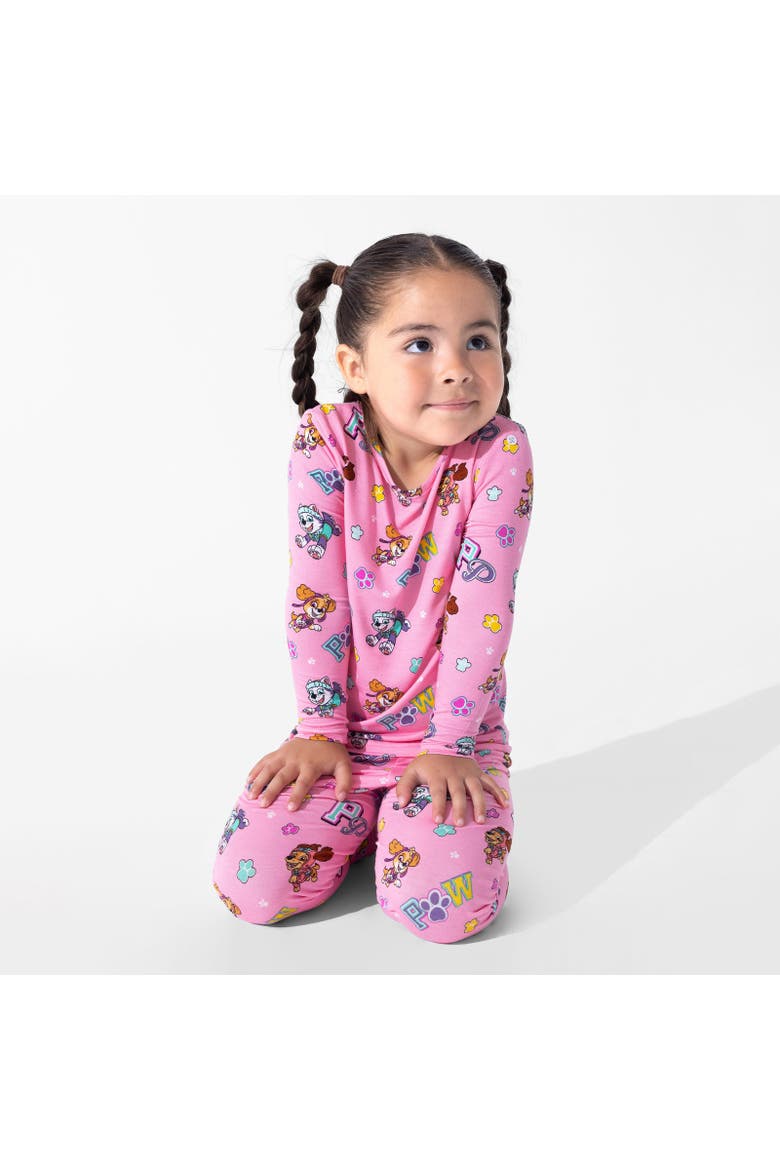Kids' PAW Patrol Varsity Pink Set of 2 Piece Pajamas, Alternate, color, PAW Patrol: Varsity Pink