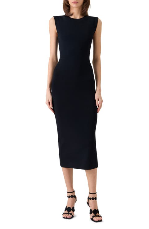 Sleeveless Signature Jersey Midi Dress