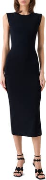 Akris punto Sleeveless Signature Jersey Midi Dress