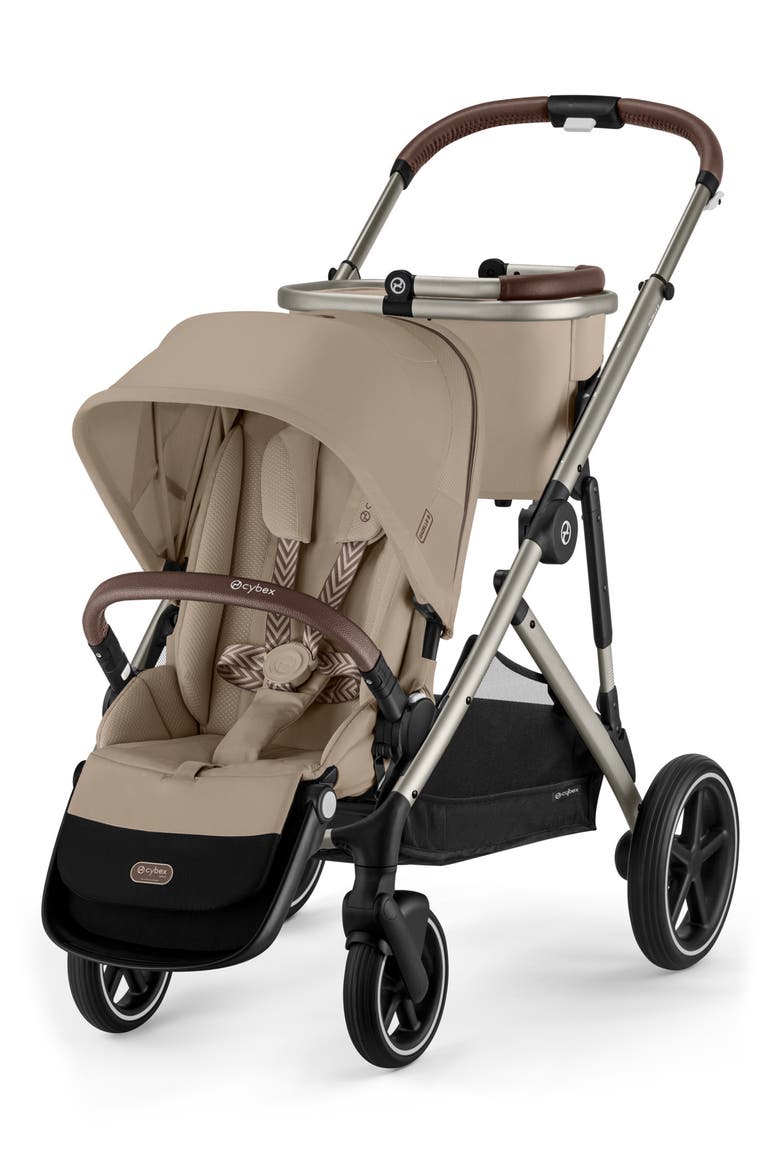Gazelle S Stroller, Alternate, color, ALMOND BEIGE