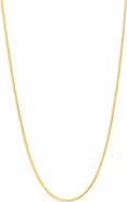 Argento Vivo Sterling Silver Snake Chain Necklace