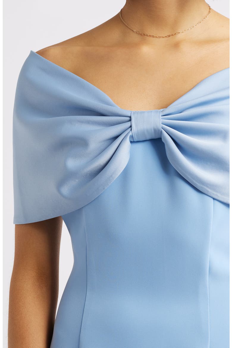 Belluno Off the Shoulder Minidress, Alternate, color, AZZURO
