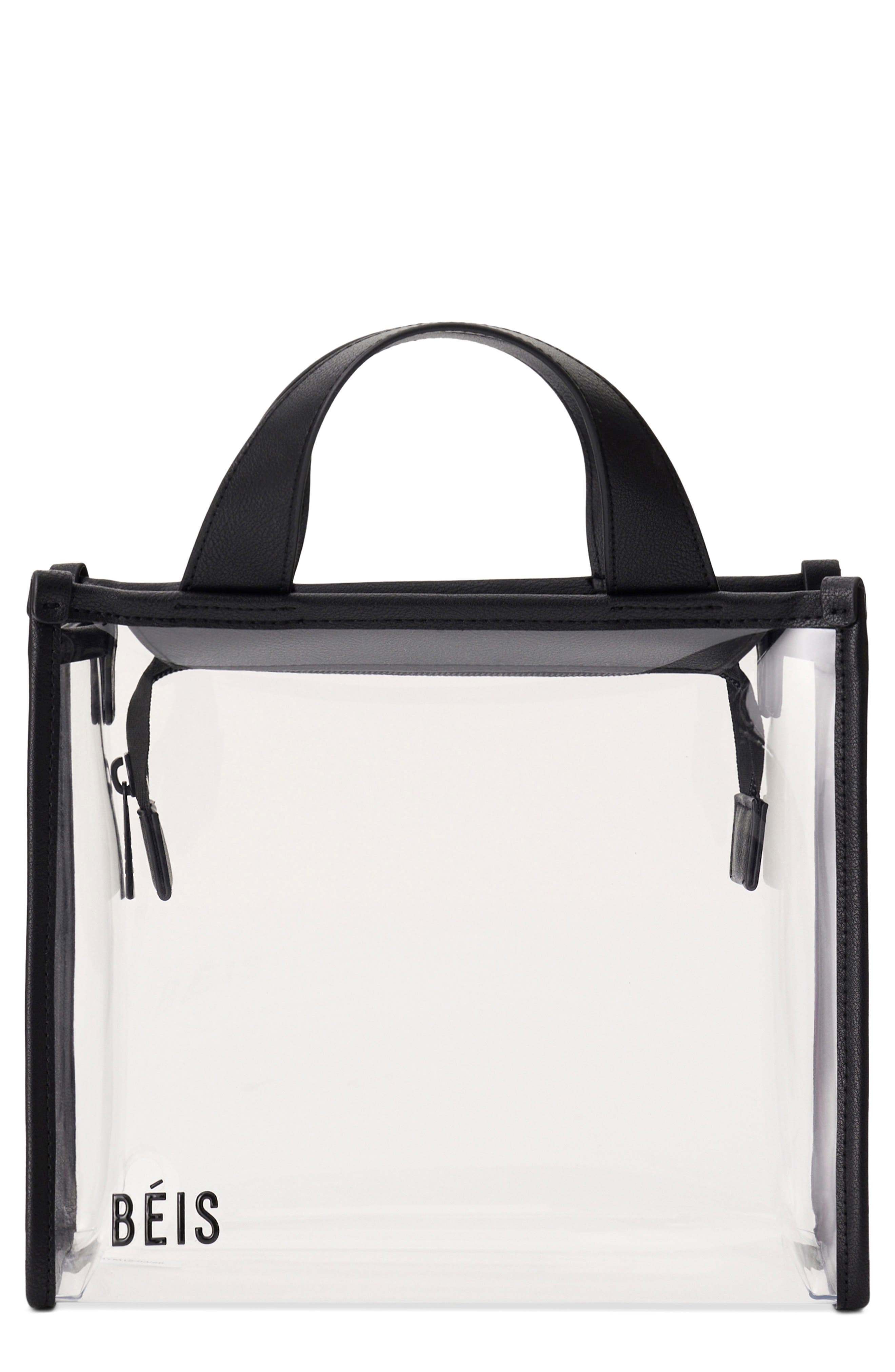 Béis The Clear Stadium Crossbody Bag, Main, color, 