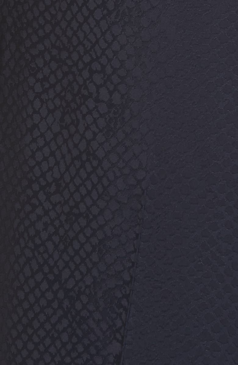 Stella McCartney Snake Crop Wide Leg Pants, Alternate, color, 