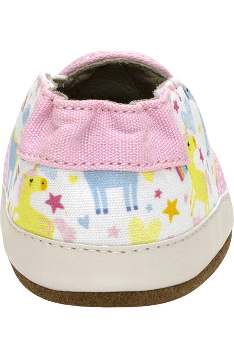 Robeez<sup>®</sup> Mini Unicorn Crib Shoe, Alternate, color, White