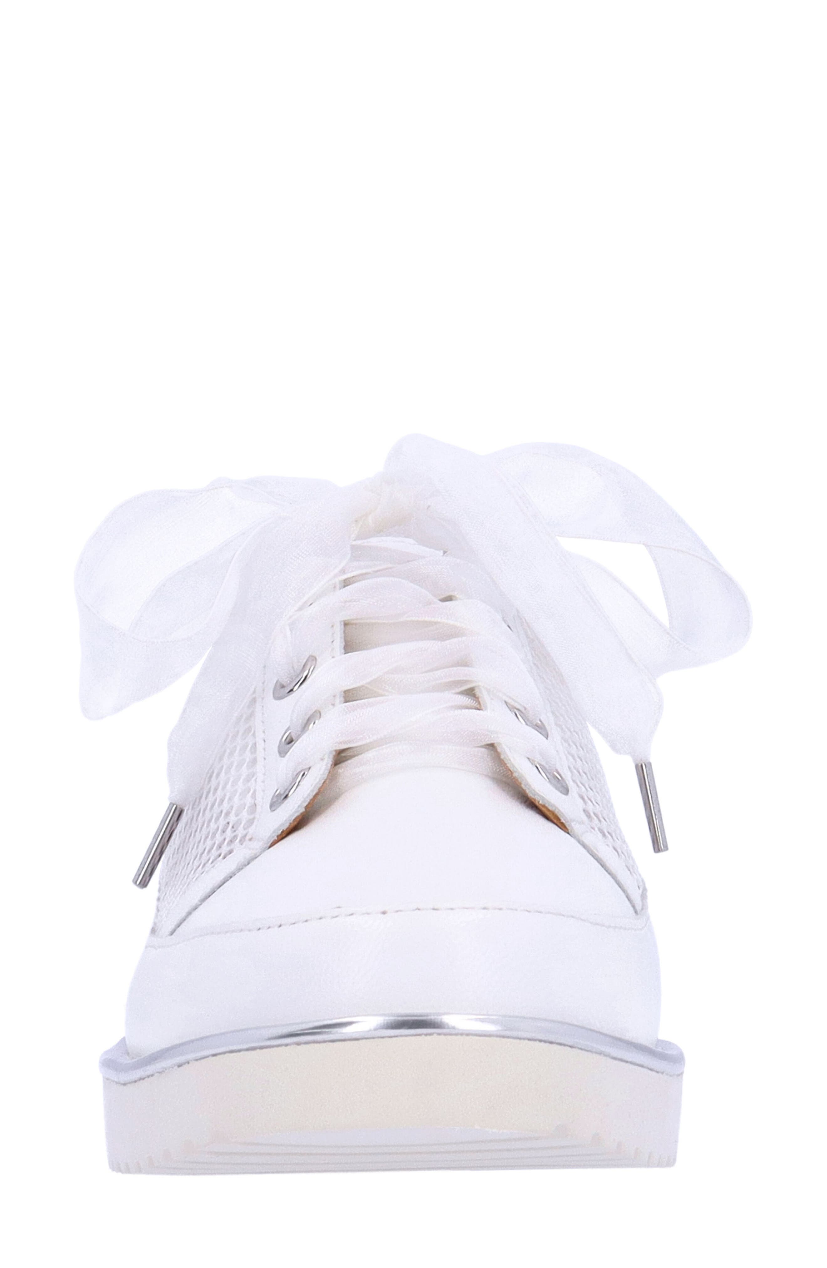 Zafira Mixed Media Derby, Alternate, color, WHITE