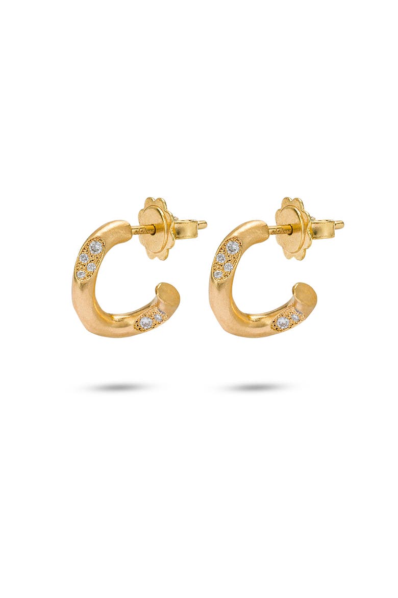 Eden Earrings Natural Gemstones. Handmade in Italy, Main, color, Diamonds