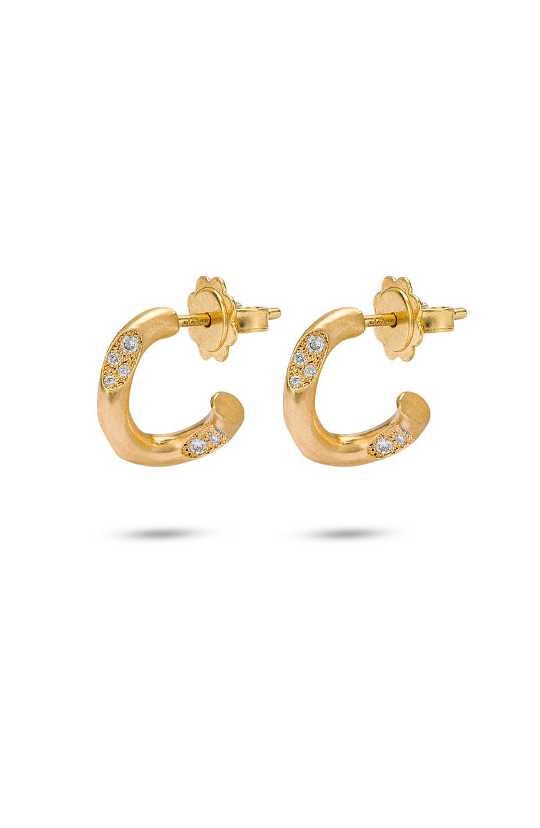 Eloise Jewelry Eden Earrings Natural Diamonds. Handmade in Italy, Alternate, color, Diamonds