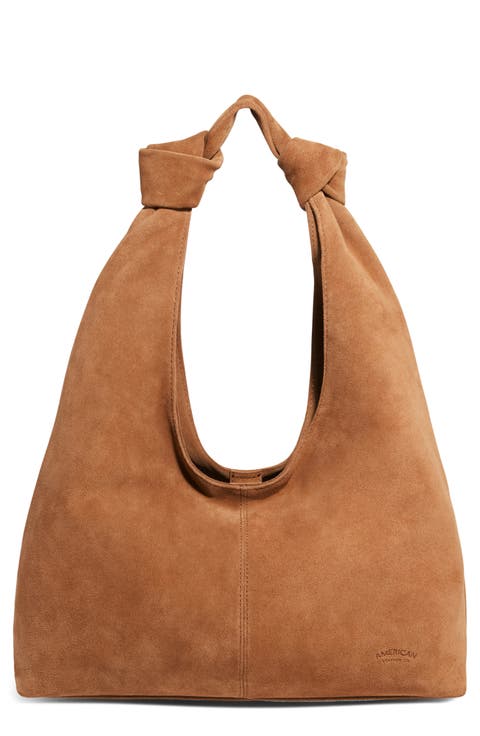 Gables Suede Hobo Bag