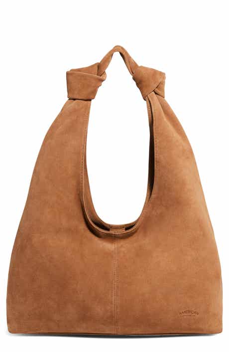 AMERICAN LEATHER CO. Gables Suede Hobo Bag