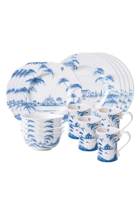 Country Estate 16-Piece Dinnerware Set