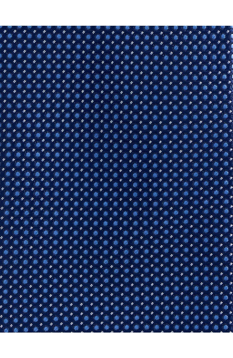 Oak Hill by DXL Big & Tall Geometric Dotted Tie, Alternate, color, Blue